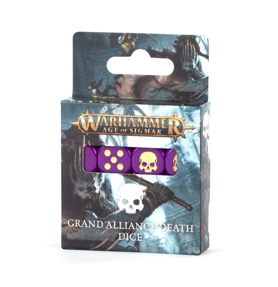 Age of Sigmar: Grand Alliance Death Dice Set (80-21) (Wüfel des Großen Bündnisses des Todes)