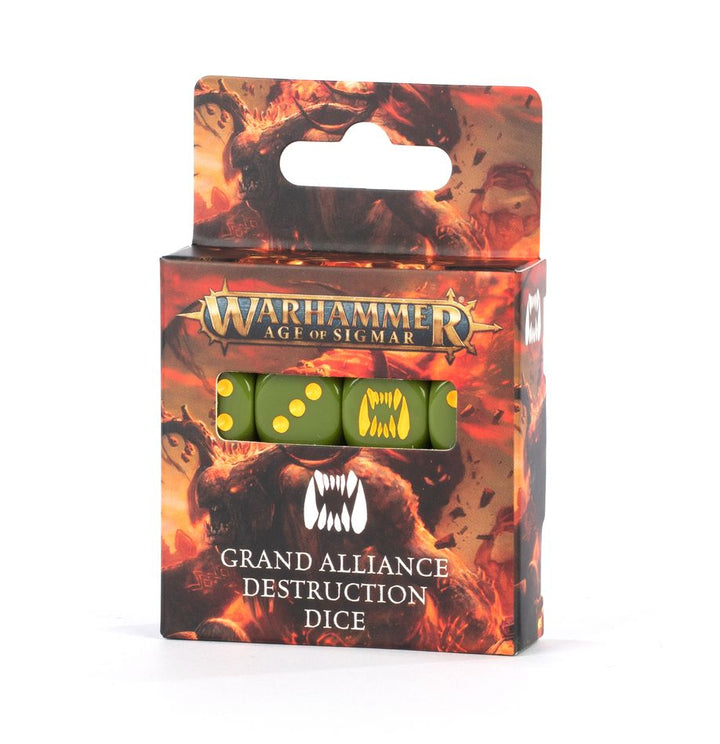 Age of Sigmar: Grand Alliance Destruction Dice Set (80-23) (Wüfel des Großen Bündnisses der Zerstörung)