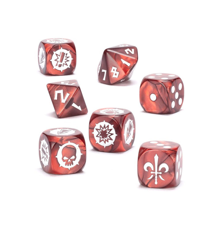 Bretonnian Team Dice Set (202-58) (2025) (Würfelset der Bretonen)
