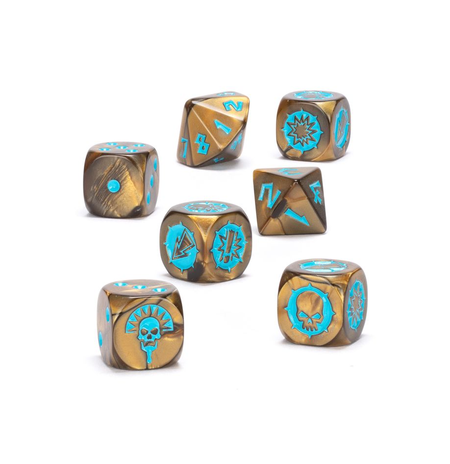 Tomb Kings Team Dice Set (202-59) (2025) (Würfelset der Gruftkönige von Khemri)