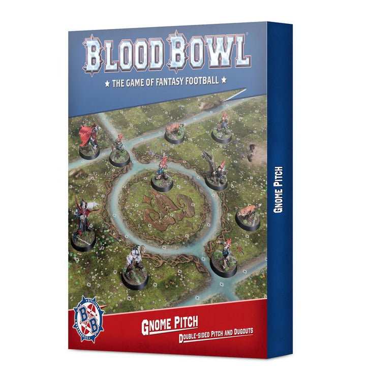 Blood Bowl: Gnome Pitch – Double-sided Pitch and Dugouts Set (202-40)