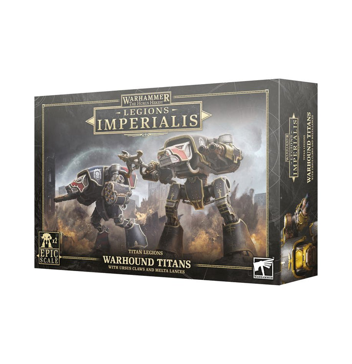 Legions Imperialis: Titan Legions - Warhound Titans with Ursus Claws and Melta Lances (03-45)