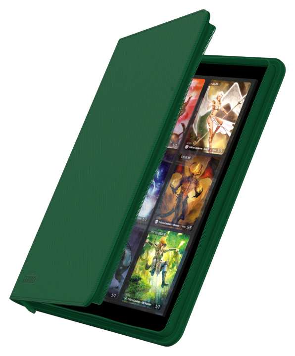 9-Pocket ZipFolio XenoSkinTM Green (360)