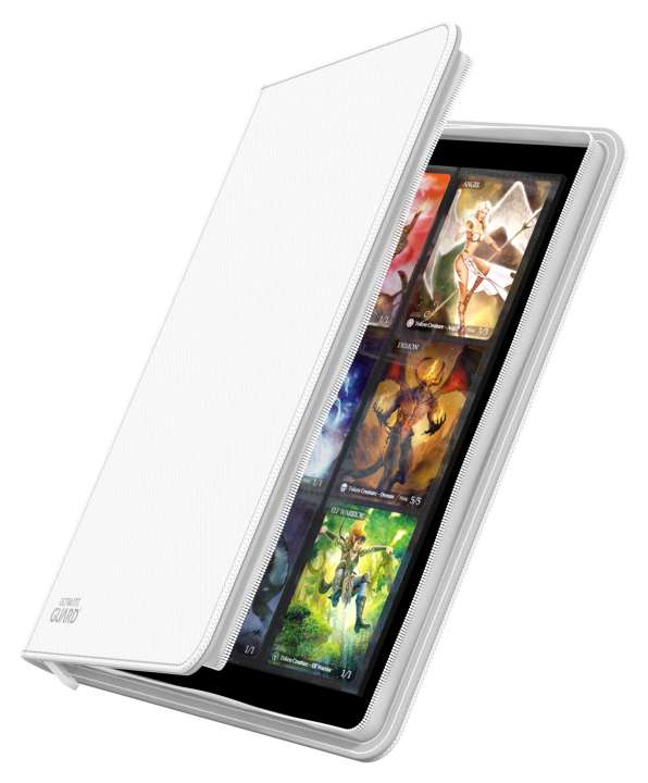 9-Pocket ZipFolio XenoSkinTM White (360)