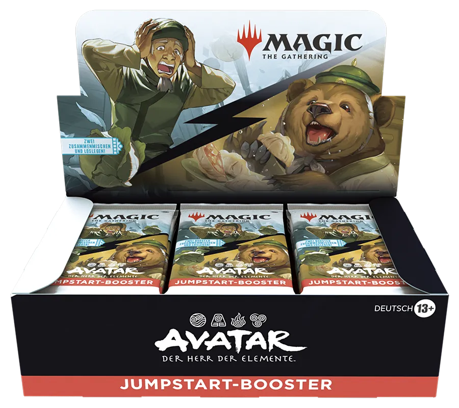 Avatar: Der Herr der Elemente - Jumpstart-Booster-Display (24 Jumpstart-Booster) - deutsch
