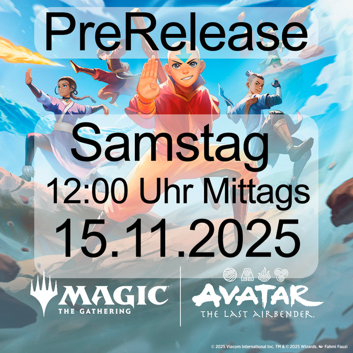 Samstag Mittag 15.11. - Avatar: The Last Airbender - Sealed Deck - 12:00 Uhr