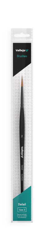 Vallejo - Detail - Round Synthetic Brush - Size 2