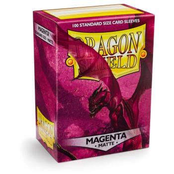 Dragon Shield Card Sleeves - Matte Magenta (100) protective Sleeves