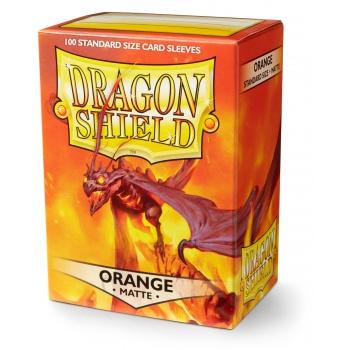 Dragon Shield Standard Card Sleeves Matte Orange (100) protective Sleeves