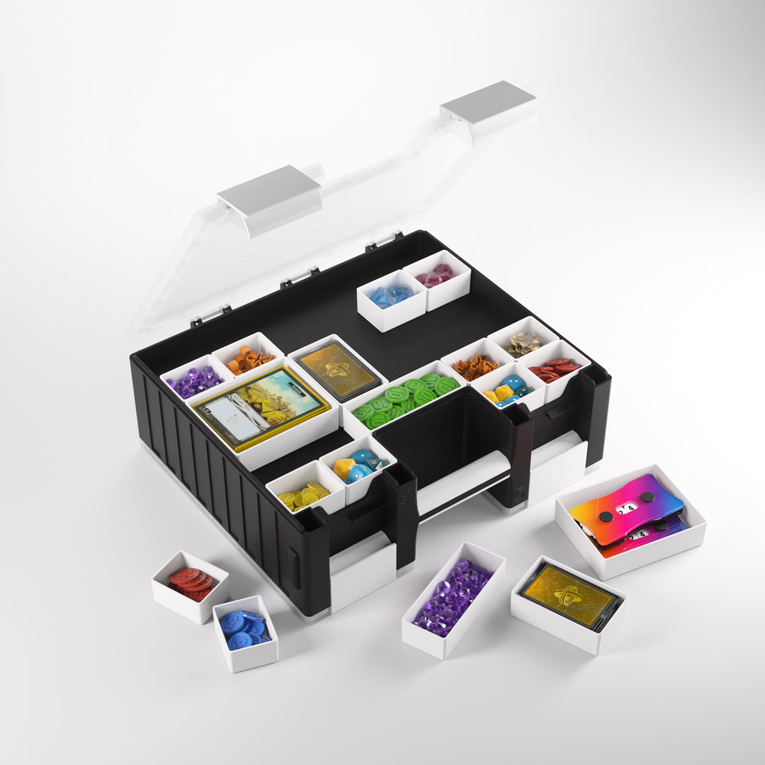 Gamegenic Advanced Box - Game Castle - Schwarz /Weiß/ Transparent