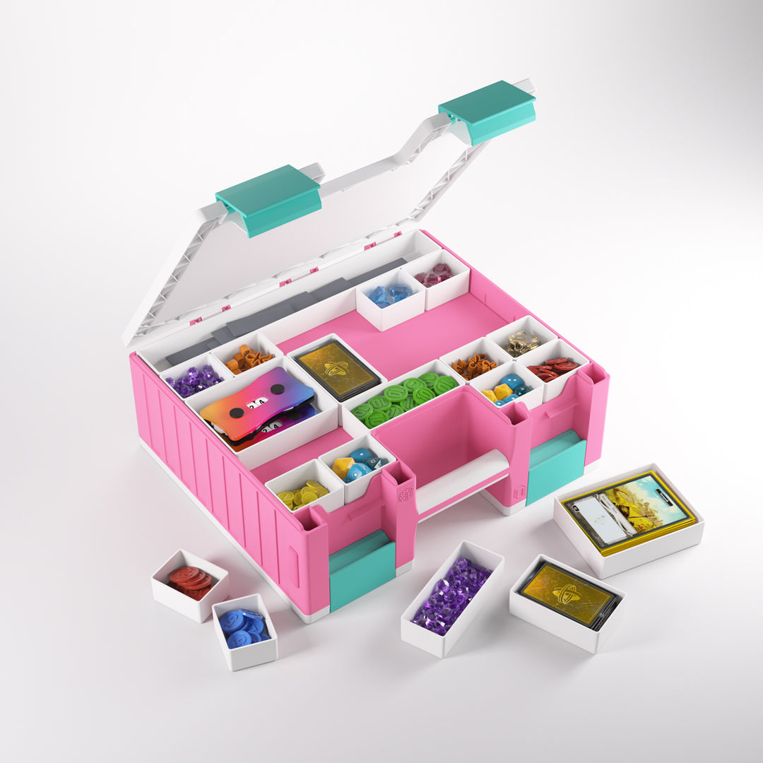 Gamegenic Advanced Box - Game Castle - Pink/ Weiß/ Teal