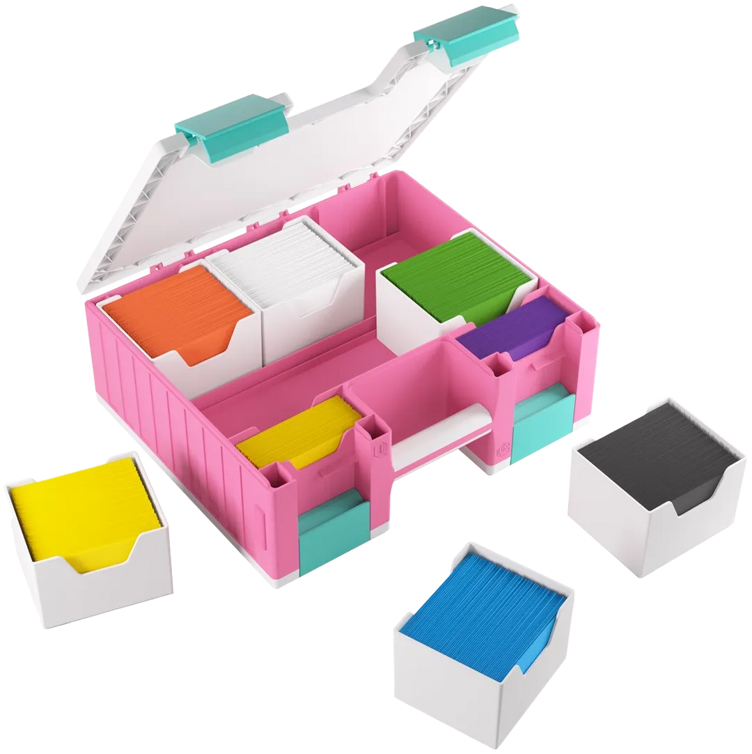 Gamegenic Advanced Box - Game Castle - Pink/ Weiß/ Teal
