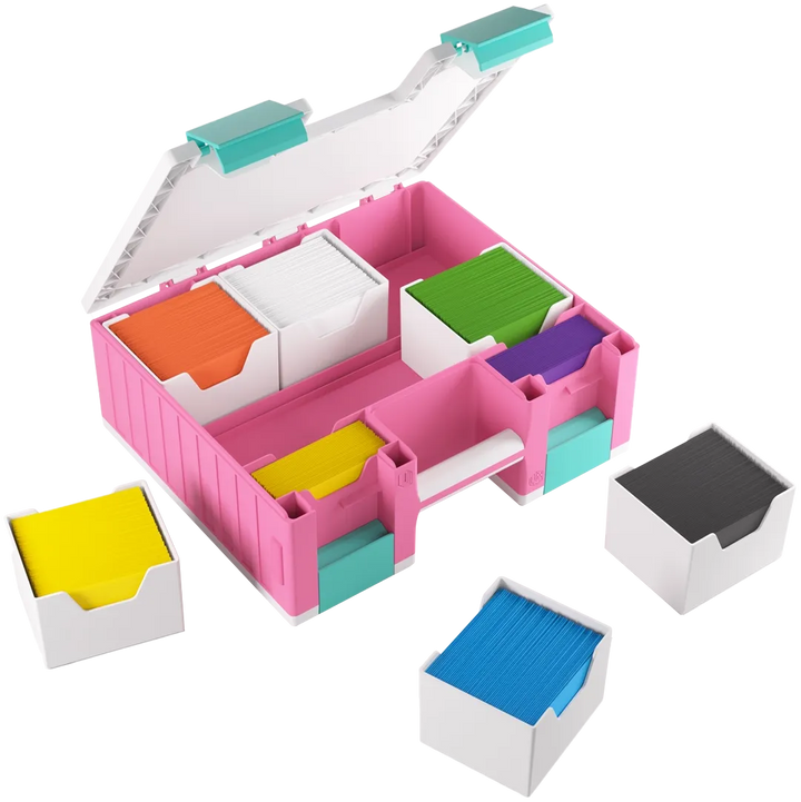 Gamegenic Advanced Box - Game Castle - Pink/ Weiß/ Teal