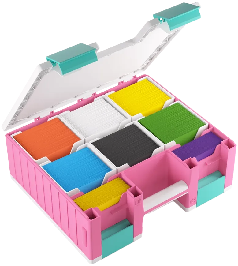 Gamegenic Advanced Box - Game Castle - Pink/ Weiß/ Teal