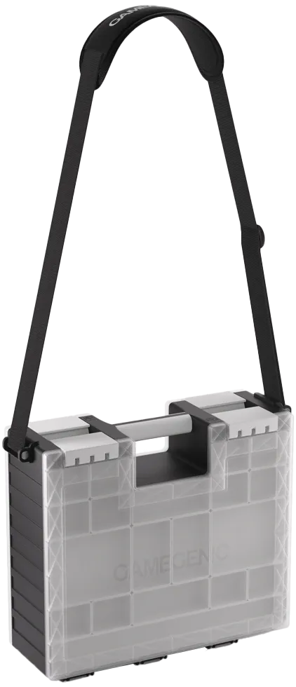 Gamegenic Advanced Box - Game Castle - Schwarz /Weiß/ Transparent