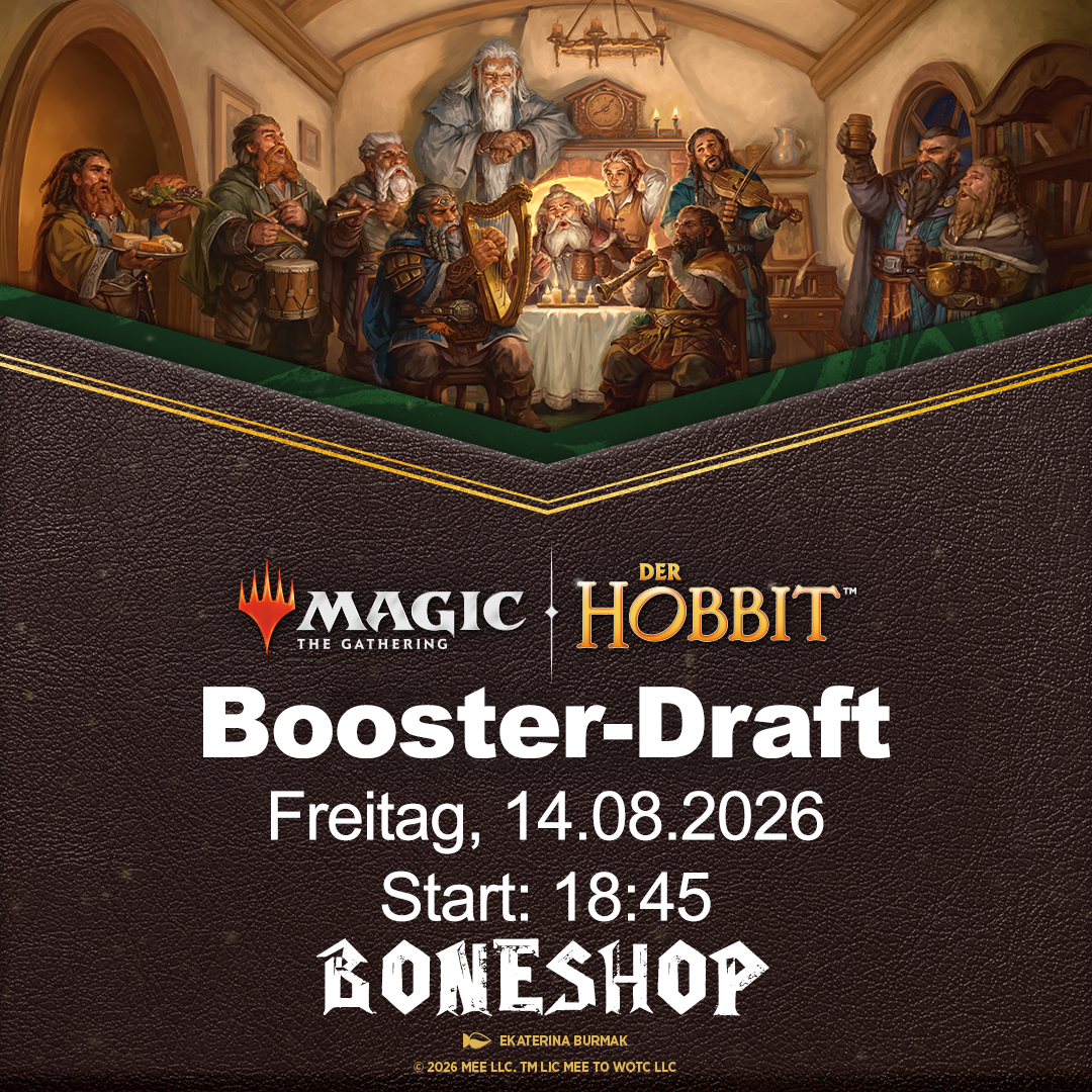 Freitag 14.08. - Der Hobbit - BOOSTER DRAFT - 18:30 Uhr / 18:45 Uhr