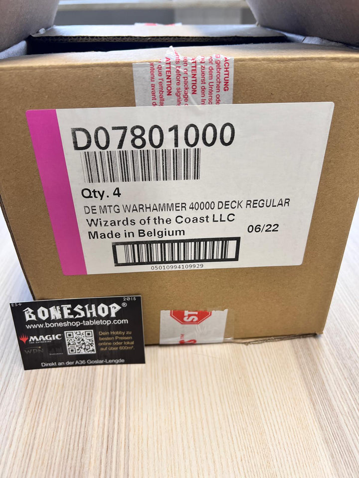 Rare German Decks - Jenseits des Multiversums: Warhammer 40.000: Deck Set (Sealed Decks + Original Set Karton)