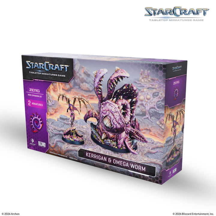 StarCraft® Zerg - Kerrigan &amp; Omega Worm