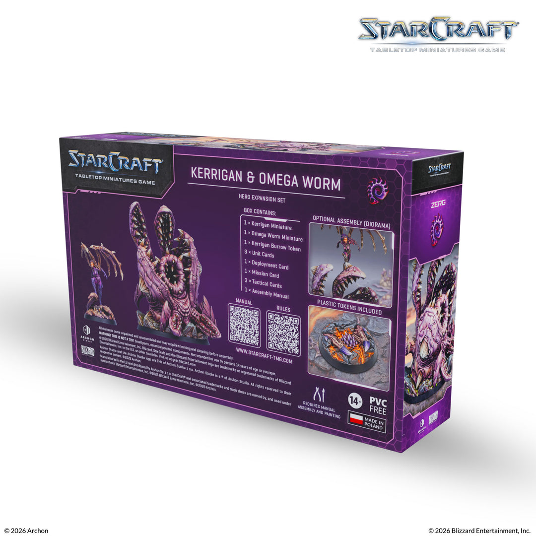 StarCraft® Zerg - Kerrigan &amp; Omega Worm