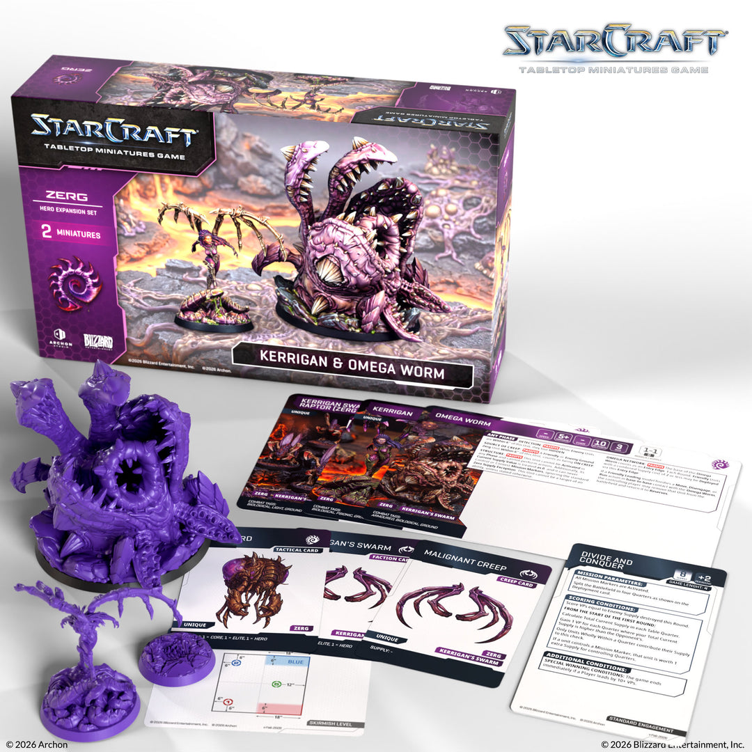 StarCraft® Zerg - Kerrigan &amp; Omega Worm