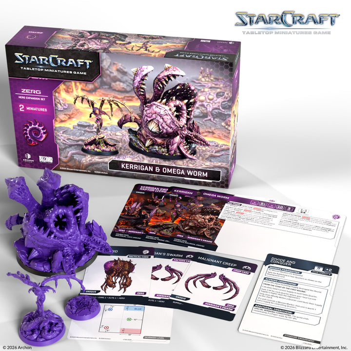 StarCraft® Zerg - Kerrigan &amp; Omega Worm