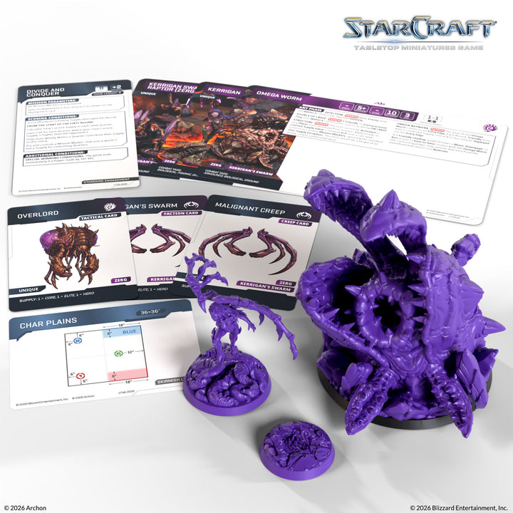 StarCraft® Zerg - Kerrigan &amp; Omega Worm