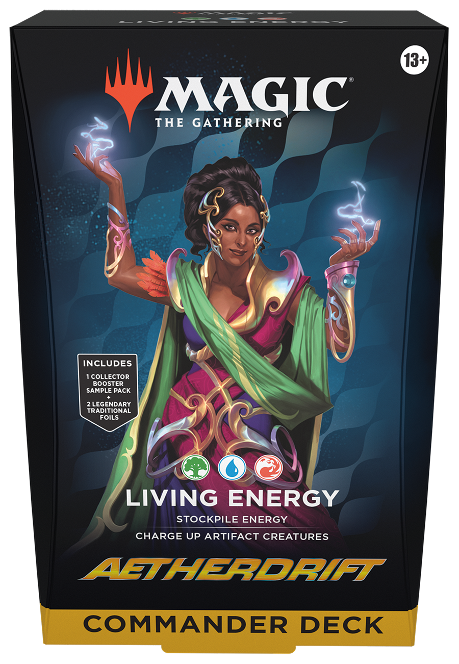 Aetherdrift Commander Deck - Living Energy (inkl. 2-Card Collector Booster Sample Pack) - englisch