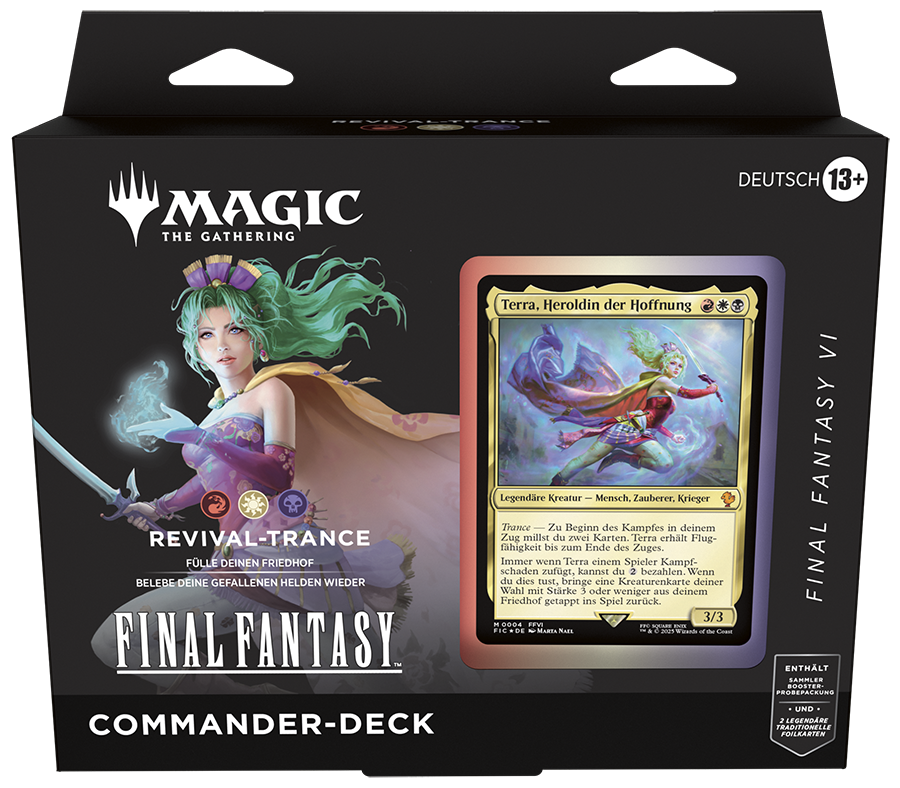 Final Fantasy - Commander Deck Set - Alle 4 Decks - Deutsch