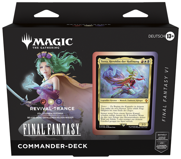 Final Fantasy - Commander Deck Set - Alle 4 Decks - Deutsch