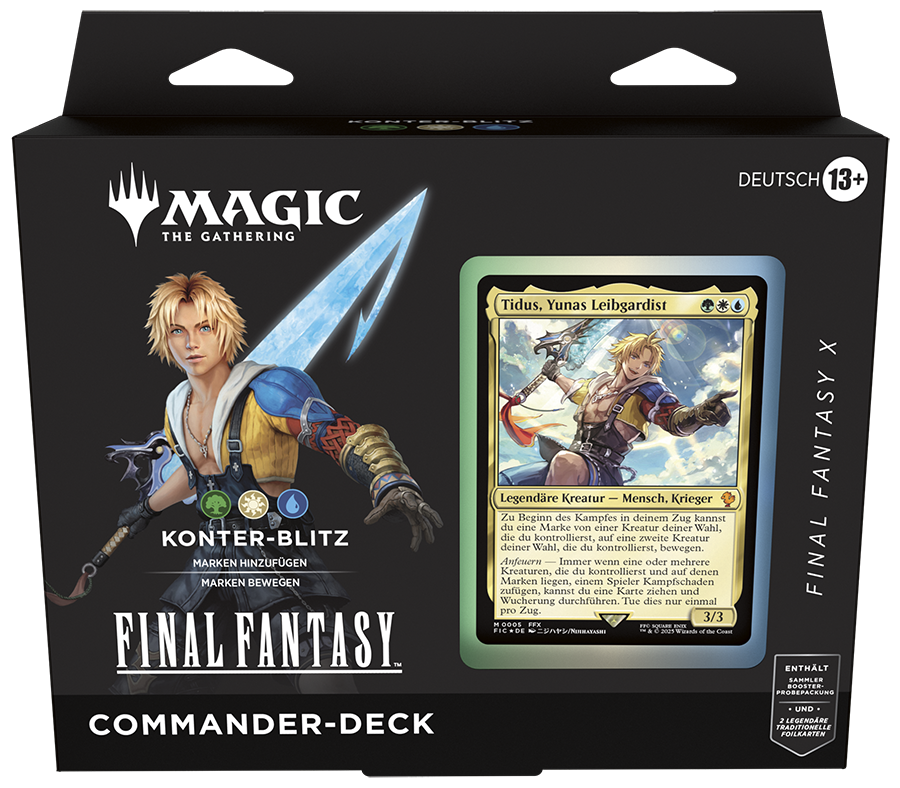 Final Fantasy - Commander Deck Set - Alle 4 Decks - Deutsch