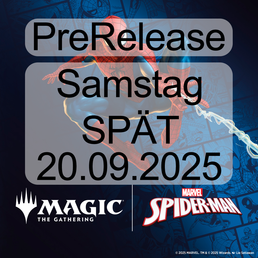 Samstag SPÄT 20.09. - Marvel's Spider-Man - Sealed Deck - 18:30 Uhr / 18:45 Uhr
