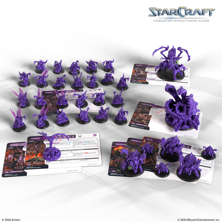 StarCraft® Protoss - Two Player Starter Set Founders Edition - Terran &amp; Zerg + Playmat + Terrain