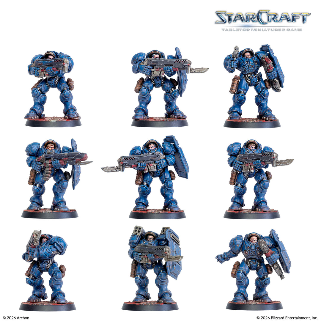 StarCraft® Protoss - Two Player Starter Set Founders Edition - Terran &amp; Zerg + Playmat + Terrain