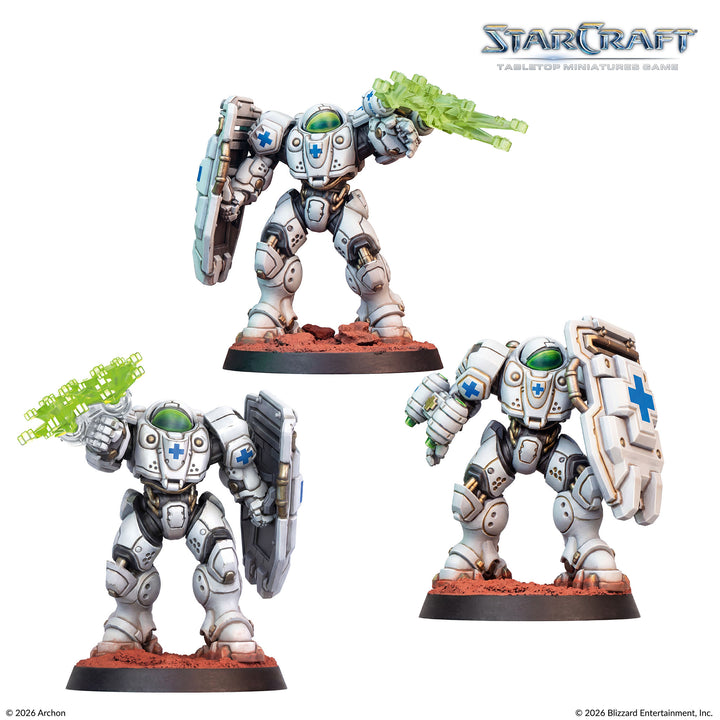 StarCraft® Protoss - Two Player Starter Set Founders Edition - Terran &amp; Zerg + Playmat + Terrain