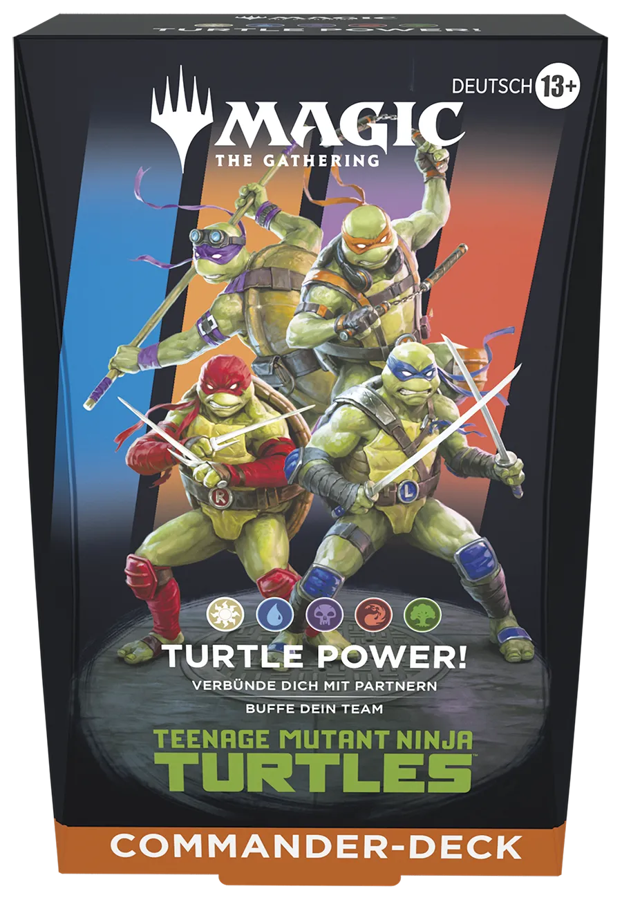 Teenage Mutant Ninja Turtles - Commander-Deck Turtle Power! - deutsch