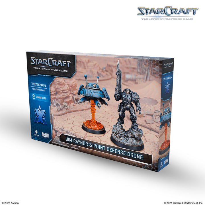 StarCraft® Terran - Jim Raynor &amp; Point Defense Drone