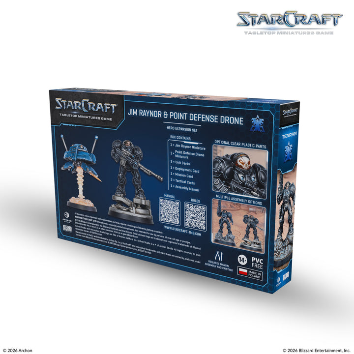 StarCraft® Terran - Jim Raynor &amp; Point Defense Drone