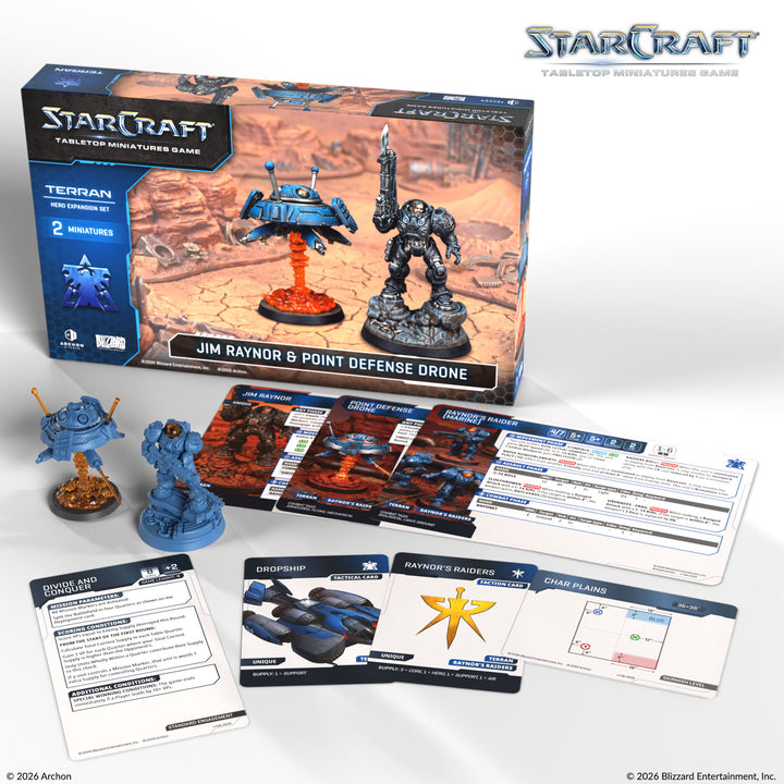 StarCraft® Terran - Jim Raynor &amp; Point Defense Drone