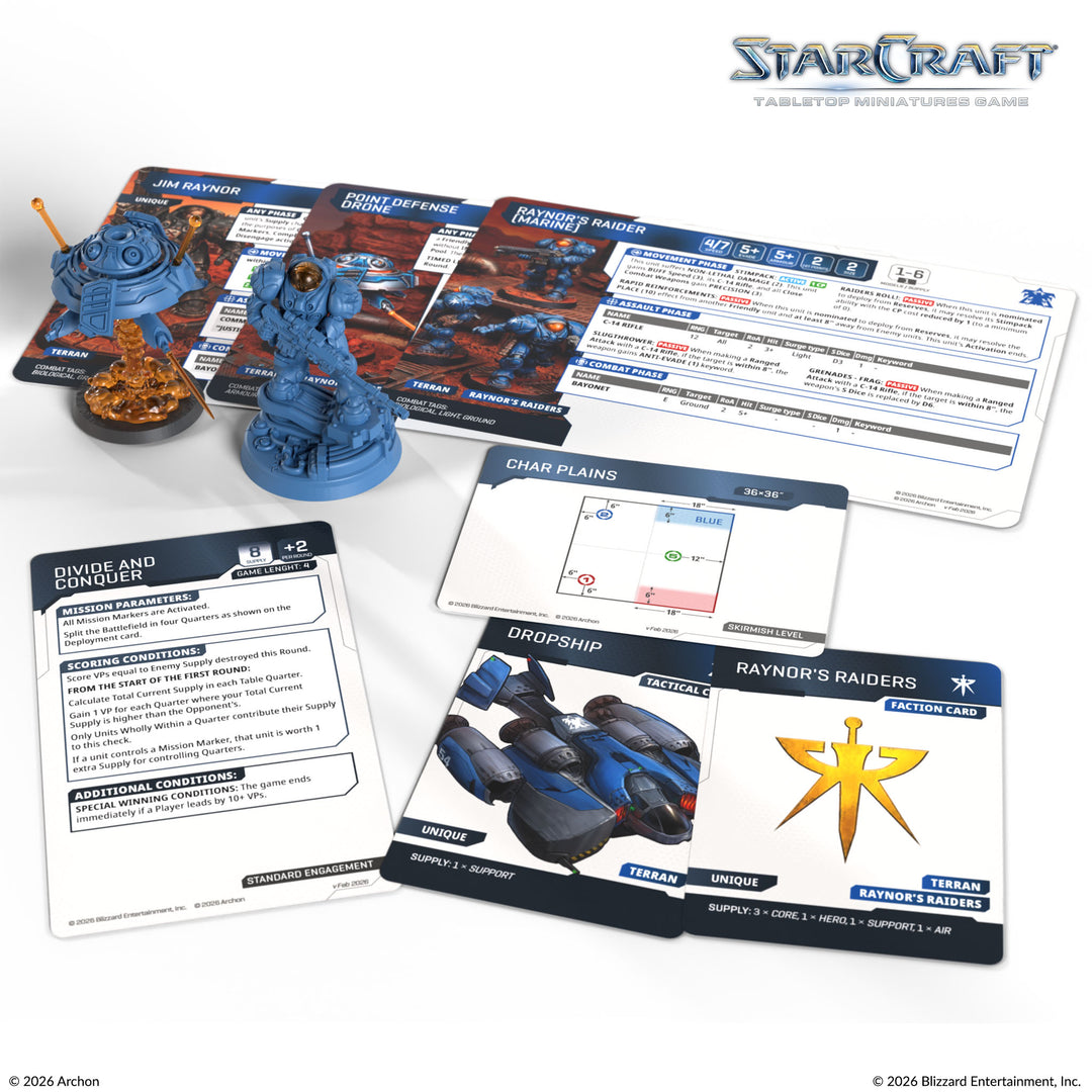 StarCraft® Terran - Jim Raynor &amp; Point Defense Drone