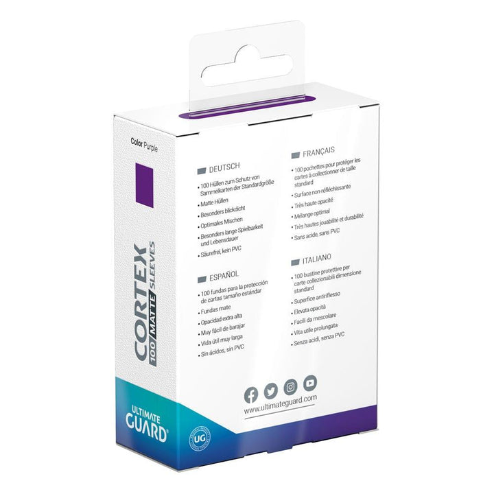 Ultimate Guard Cortex Sleeves (100) Standard Size Purple