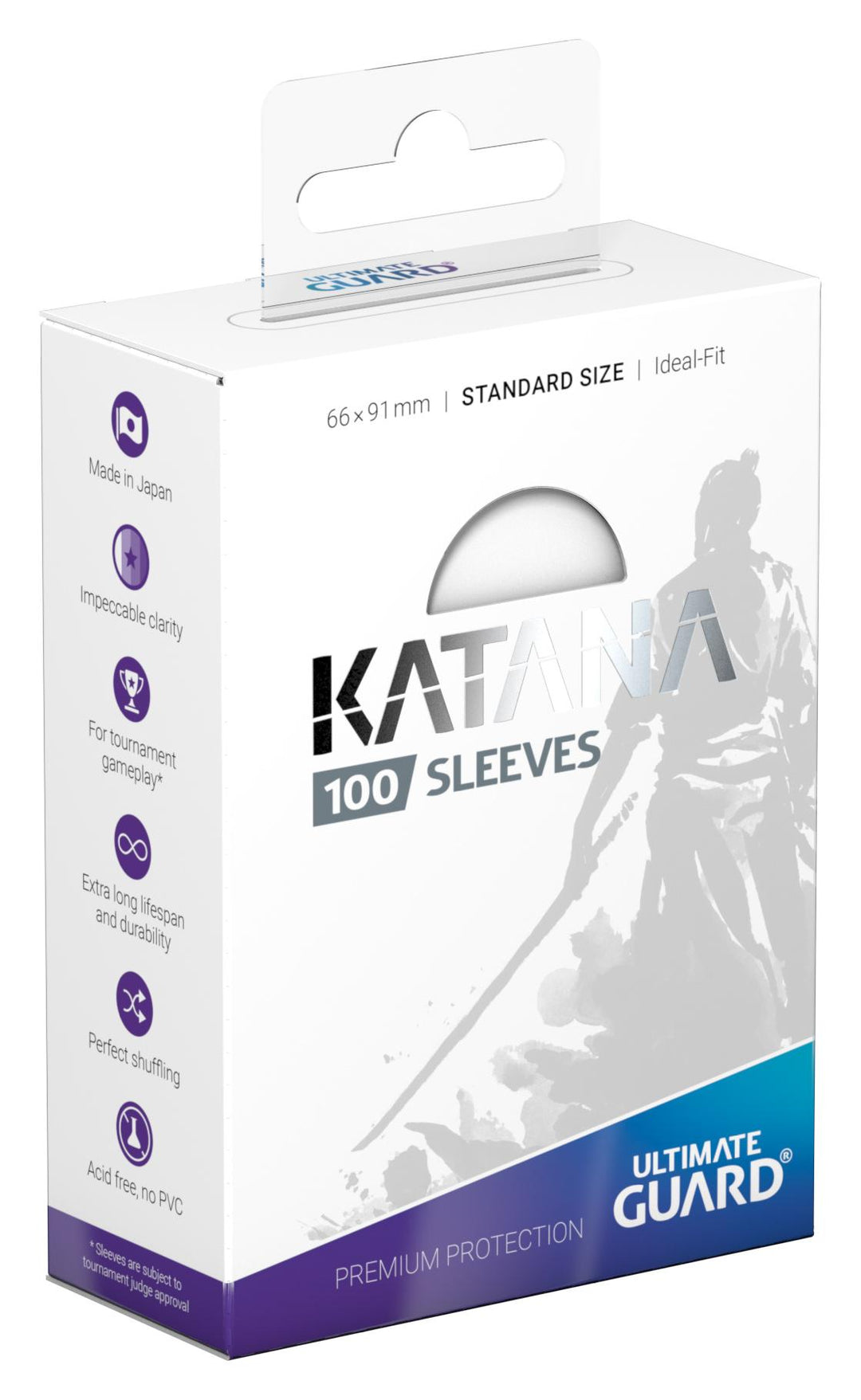 Ultimate Guard Katana Kartenhüllen - Standardgröße (100) - White