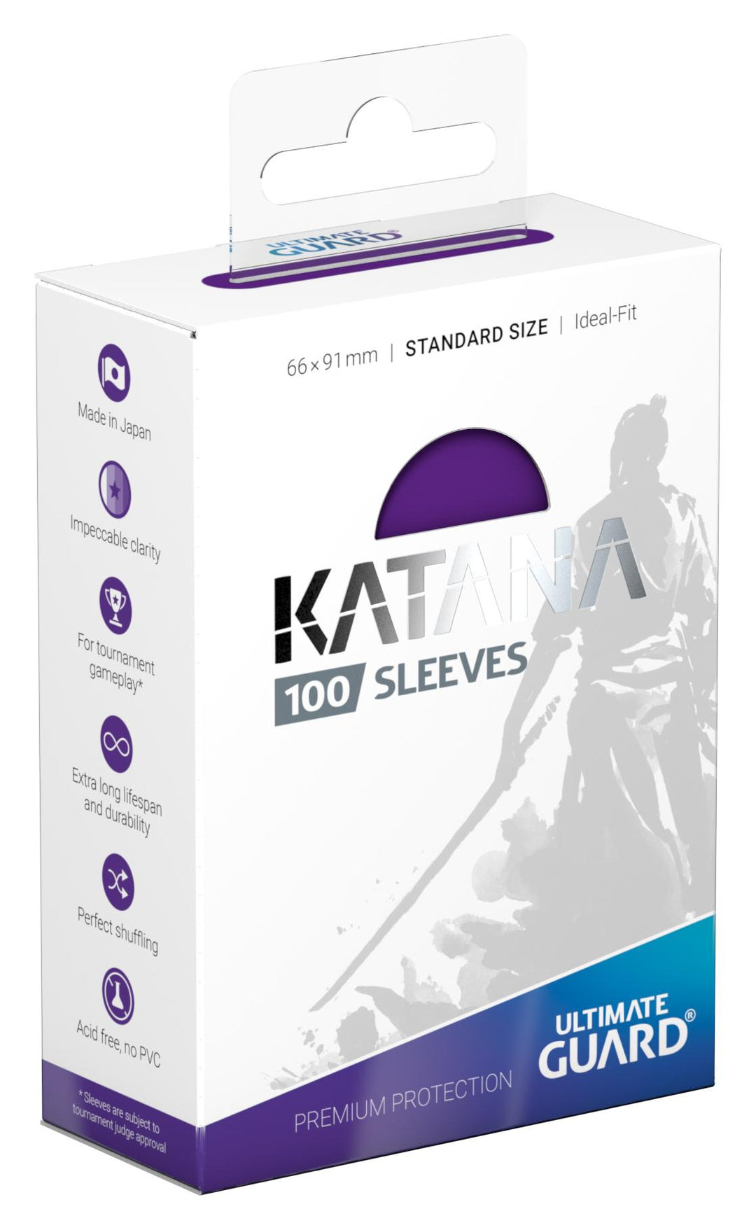 Ultimate Guard Katana Kartenhüllen - Standardgröße (100) - Purple