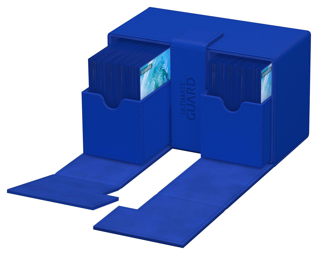 Ultimate Guard Twin Flip`n`Tray 160+ XenoSkin Monocolor Blau / Blue