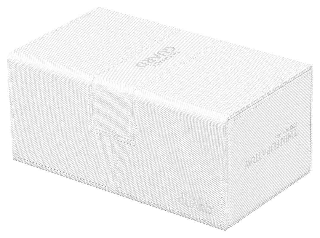 Ultimate Guard Twin Flip`n`Tray 200+ XenoSkin Monocolor Weiß / White