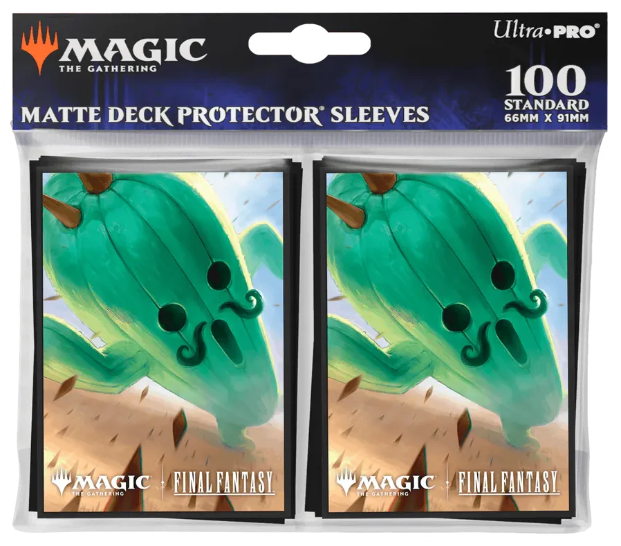 Ultra Pro Artwork Kartenhüllen - Standardgröße (100) - Jumbo Cactuar (FIN)