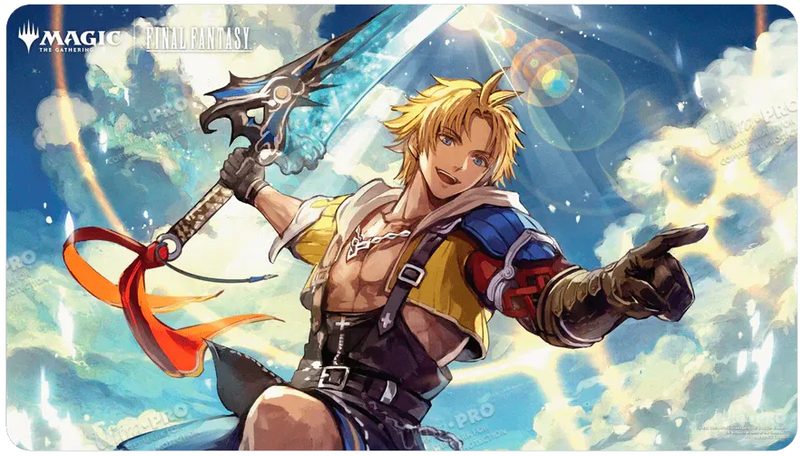 Ultra Pro Artwork Spielmatte - Standardgröße (ca. 61x34 cm) - Tidus, Yuna's Guardian (FIC)