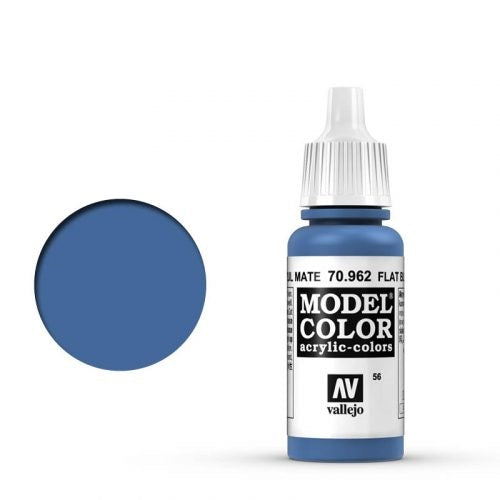 Vallejo Model Color: 056 Verkehrsblau (Flat Blue), 17 ml (962)