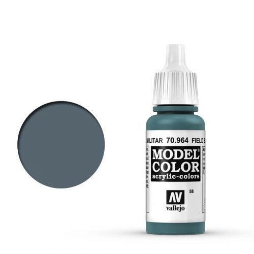 Vallejo Model Color: 058 Graublau hell (Field Blue), 17 ml (964)