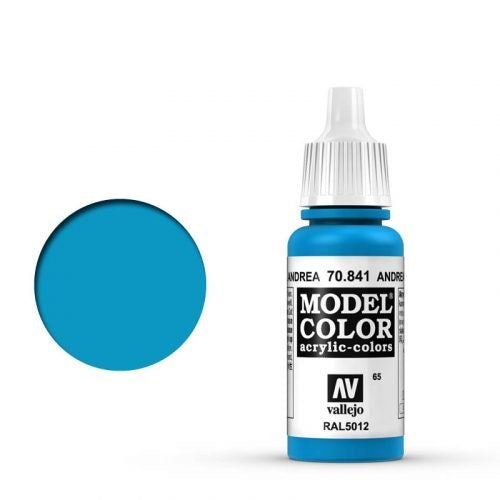 Vallejo Model Color: 065 Andrea Blau (Andrea Blue), 17 ml (841)