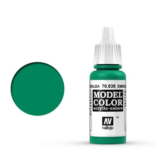 Vallejo Model Color: 071 Smaragdgrün (Emerald Green), 17 ml (838)